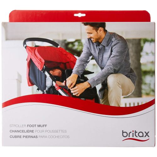  Britax Stroller Sleeping Bag Footmuff Durable and Warm Insulation Fabric + 2-Side Zip Opening Black