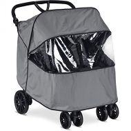 Britax B-Lively Double Stroller Wind and Rain Shield - Air Ventilation - Storage Pouch Included
