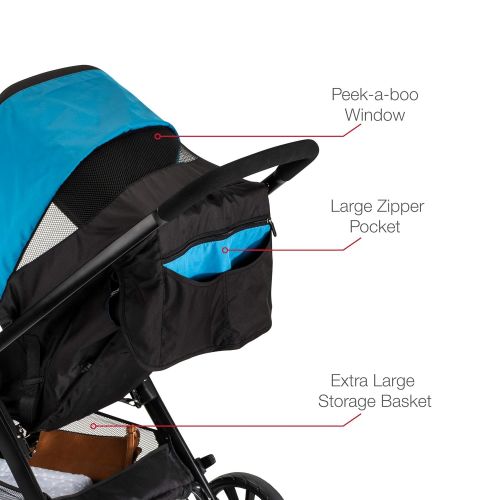  Britax B-Lively Lightweight Stroller, Cool Flow Teal