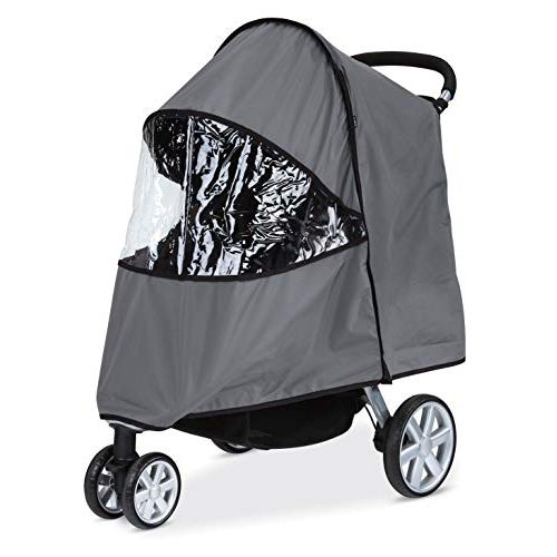  Britax Single B-Agile, B-Free, Pathway Strollers Wind and Rain Cover Easy Install + Air Ventilation + Storage Pouch Included
