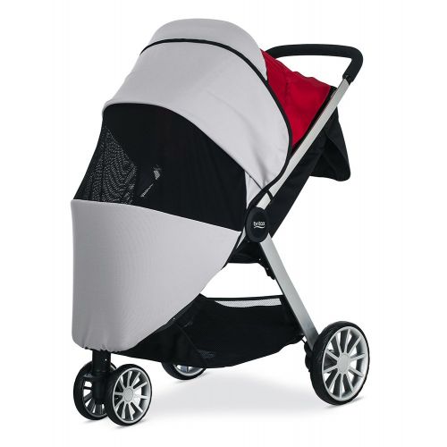  Britax B-Lively Stroller UPF 50+ Sun and Bug Cover Full Ventilation Netting + Encloses Front and Sides of Stroller