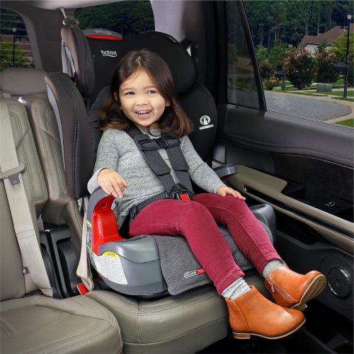  Britax Grow with You ClickTight Harness-2-Booster Car Seat, StayClean Grey - Stain, Moisture & Odor Resistant Fabric