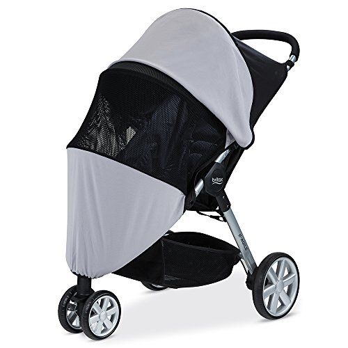  Britax B-Agile, B-Free, Pathway Single Stroller UPF 50+ Sun and Bug Cover Full Ventilation Netting + Encloses Front and Sides of Stroller