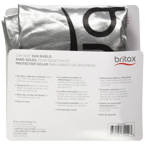  Britax Car Seat Sun Shield UV Protection Keeps Car Seat Cool + Easy Install and Removal