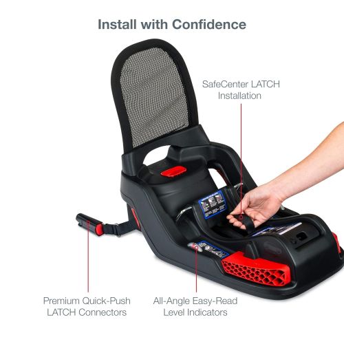  Britax Gen2 Infant Car Seat Base with Anti-Rebound Bar & SafeCenter LATCH Install - Compatible with all Britax Infant Car seats