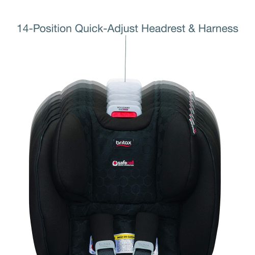  BRITAX Britax Boulevard ClickTight Anti-Rebound Bar Convertible Car Seat, Vector