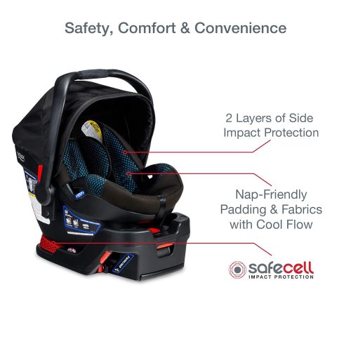  BRITAX Britax B-Safe Ultra Infant Car Seat, Cool Flow Teal