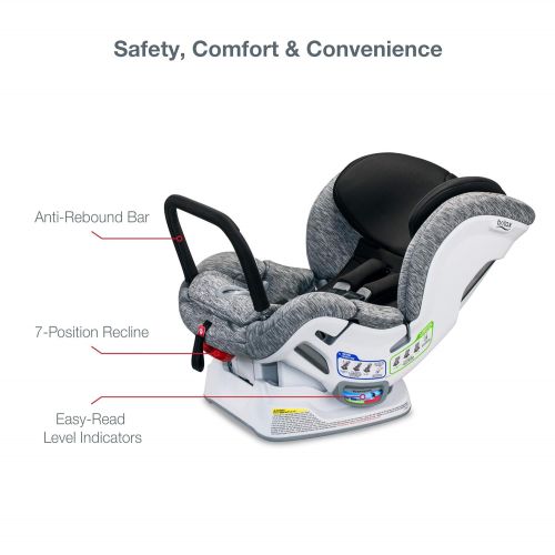  BRITAX Britax Boulevard ClickTight Anti-Rebound Bar Convertible Car Seat, Spark