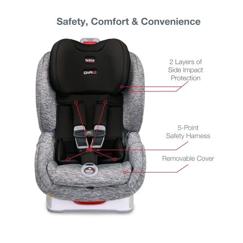  BRITAX Britax Boulevard ClickTight Anti-Rebound Bar Convertible Car Seat, Spark