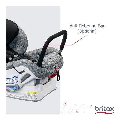  BRITAX Britax Boulevard ClickTight Anti-Rebound Bar Convertible Car Seat, Spark