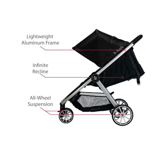  BRITAX Britax B-Lively Lightweight Stroller, Raven