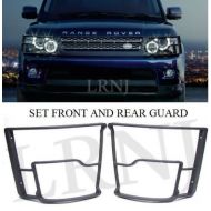 BRITPART OEM Land Rover Range Rover Sport 2010-2013 Front & Rear Light Guards Vehicle Full Set Part: VPLTP0064 & VPLSP0010