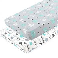 [아마존베스트]BROLEX Pack n Play Stretchy Fitted Pack n Play Playard Sheet Set-Brolex 2 Pack Portable Mini Crib...