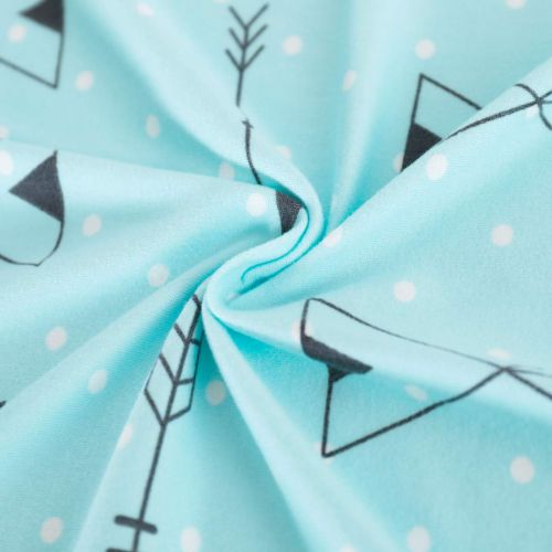  Stretchy-Changing-Pad-Covers-BROLEX Carddle Sheet Set for Baby Boys Girls,2 Pack Jersey Knit,Arrow & Owl