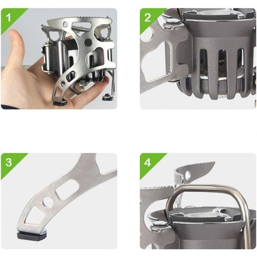  BRS Huaye Outdoor Kerosene Stove Burners Portable Oil Stove Gas Stove Multi Fuel Stoves Camping Cooking Stove (BRS-8)