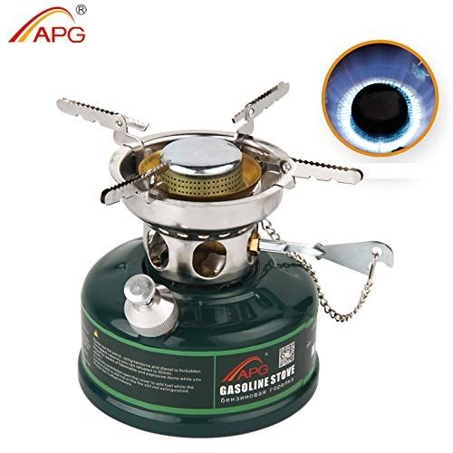  BRS APG Camping White Gasoline Stove Mute Oil Stove Burners Outdoor Cookware Picnic Furnace