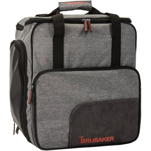  [아마존베스트]BRUBAKER Combo Ski Boot Bag and Ski Bag for 1 Pair of Ski, Poles, Boots, Helmet, Gear and Apparel - Available in (170 cm) 66 7/8 or (190 cm) 74 3/4 - Gray