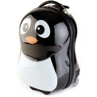 BRUBAKER Penguin Suitcase Luggage for Kids