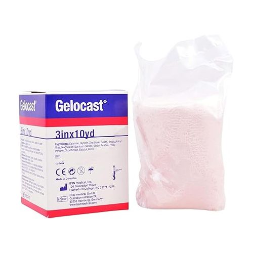  Gelocast Unna Boot Dressing, 3in x10yd (Pack of 3)