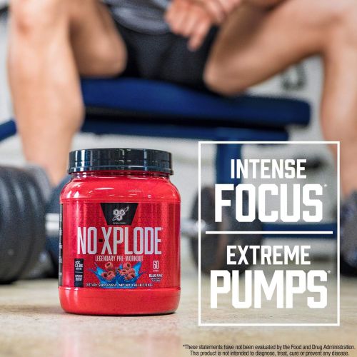  [아마존 핫딜] [아마존핫딜]BSN N.O.-XPLODE Pre Workout Supplement with Creatine, Beta-Alanine, and Energy, Flavor: Fruit Punch, 60 Servings (Package may vary)