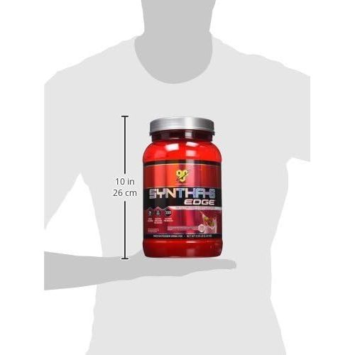  [무료배송]BSN SYNTHA-6 Edge Protein Powder, with Hydrolyzed Whey, Micellar Casein, Milk Protein Isolate, Low Sugar, 24g Protein, Strawberry Milkshake, 28 Servings