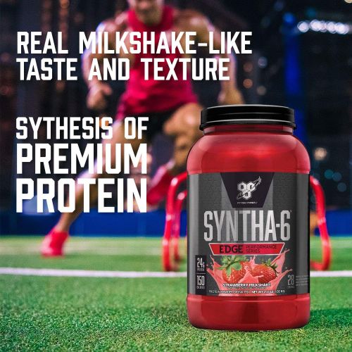 [무료배송]BSN SYNTHA-6 Edge Protein Powder, with Hydrolyzed Whey, Micellar Casein, Milk Protein Isolate, Low Sugar, 24g Protein, Cookies N Cream, 28 Servings