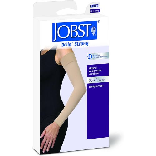  BSN Medical 102408 JOBST Armsleeve, 30-40 mmHG, Long, Size 8, Black