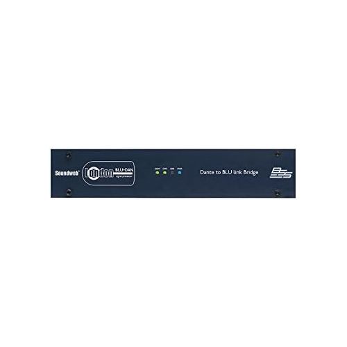  BSS BLU-DAN | 256 Channel Low Latency Half Rack Dante BLU Link Bridge Signal Processor