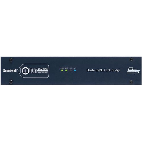  BSS BLU-DAN | 256 Channel Low Latency Half Rack Dante BLU Link Bridge Signal Processor