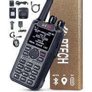 BTECH DMR-6X2 PRO DMR & Analog Two-Way Radio (Bluetooth + GPS) USB-C Battery - 7W VHF/UHF (136-174MHz & 400-480MHz), Encryption, Talker Alias, APRS, Roaming, Voice Recording, with Accessory Kit