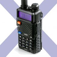 [아마존베스트]BTECH UV-5X3 5 Watt Tri-Band Radio : VHF, 1.25M, UHF, Amateur (Ham), Includes Dual Band Antenna, 220 Antenna, Earpiece, Charger, and More Two-Way Radio
