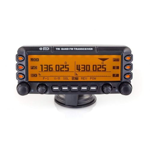  BTECH Mobile UV-50X3 50 Watt Tri-Band Radio: 136-174mhz (VHF), 222-225mhz (1.25M), 400-520mhz (UHF) Amateur (Ham)