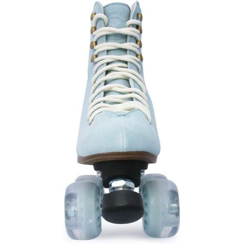  BTFL Artistic Pro Roller Skates Women, Kids & Men -Suede Boot Adjustable Stopper- Indoor, Outside, Rink, & Rhythmic Roller Skating. Black, Blue, Gray, Green, Pink, White