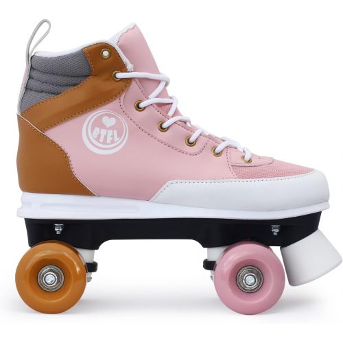  BTFL Rollschuhe Rosa Girlie fuer Madchen,Retro-Rollschuhe,Dance-Roller,Rollerskates