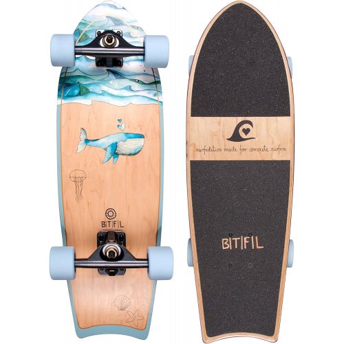  BTFL Longboards - SurfSkate - Moby und Zoey