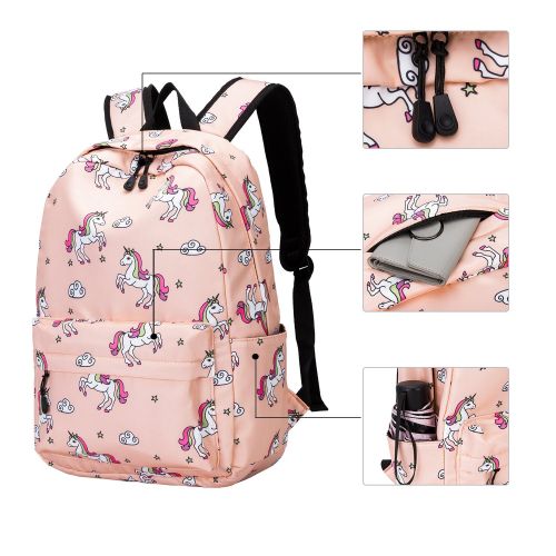  BTOOP School Backpack for Girls Cute Bookbag Laptop SchoolBag with Lunch tote for Teens Boys Kids Waterproof travel Daypack