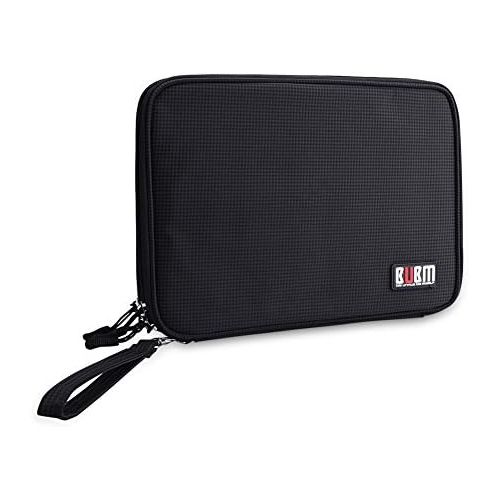  [아마존베스트]Electronics Accessories Organizer BUBM Travel Cable Bag Cord Gadgets Organizer for IPad-Black