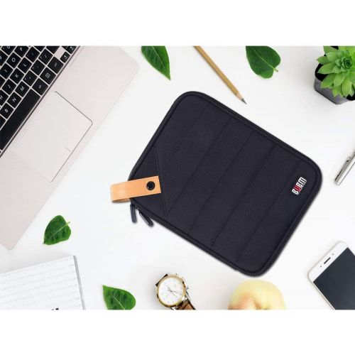  [아마존베스트]Travel Organizer, BUBM Cable Bag/USB Drive Shuttle Case/Electronics Accessory Organizer-Black