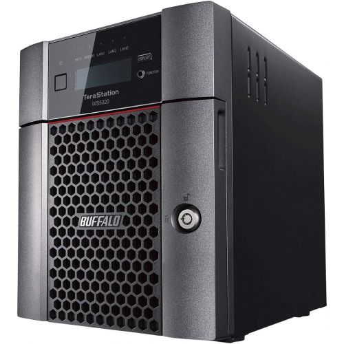  BUFFALO TeraStation WS5420DN 8TB (4x2TB) Desktop NAS Windows Server IoT 2019 with Hard Drives Included / 4 Bay / 10GbE / Storage Server / NAS Storage / Network Storage / File Serve