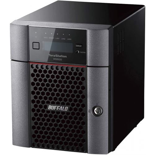  BUFFALO TeraStation WS5420DN 8TB (4x2TB) Desktop NAS Windows Server IoT 2019 with Hard Drives Included / 4 Bay / 10GbE / Storage Server / NAS Storage / Network Storage / File Serve