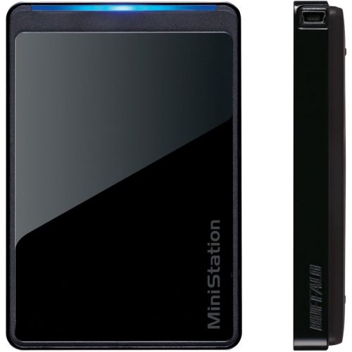  Buffalo MiniStation Stealth 1 TB USB 2.0 Portable Hard Drive - HD-PCT1U2/BK