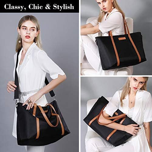  [아마존베스트]BUG Large Tote Bag for Women Laptop Bag Work Shoulder Tote Bags with Trolley Sleeve