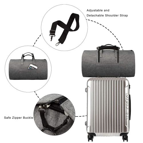  BUG 2 in 1 Carry-on Suit Garment Bag Business Trip Travel Weekend Duffle Bag Convertible Foldable