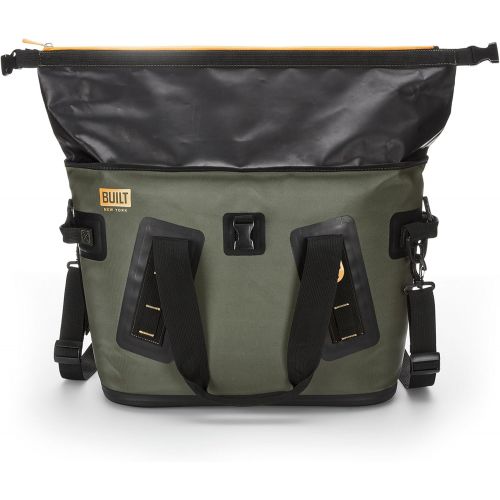  BUILT Large Welded Soft Portable Cooler with Wide Mouth Opening Insulated and Leak Proof Olive 5213958