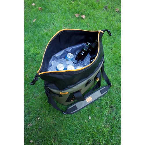  BUILT Large Welded Soft Portable Cooler with Wide Mouth Opening Insulated and Leak Proof Olive 5213958