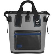 BUILT Welded Soft Portable Backpack Cooler with Wide Mouth Opening - Insulated and Leak-Proof Gray 5233505