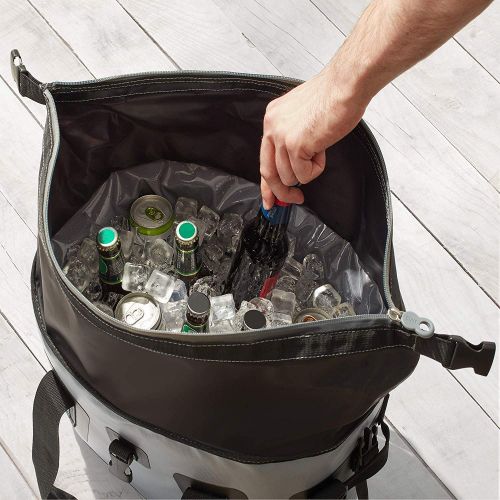  BUILT Built Welded Cooler Pewter Gray, Extra Large, Holds 32 Cans