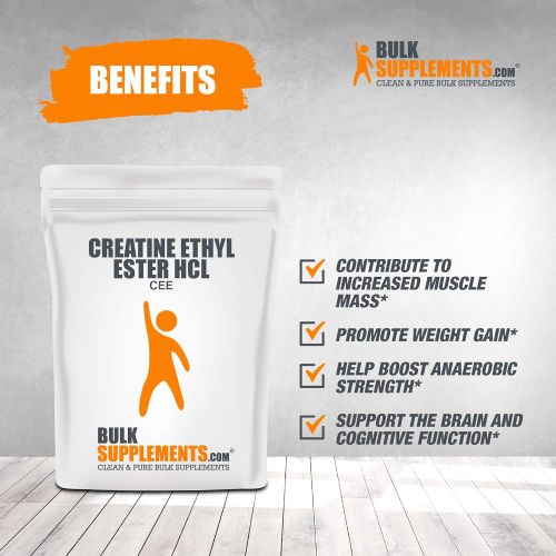  BulkSupplements Bulksupplements Creatine Ethyl Ester (CEE) HCL Powder (1 Kilogram)