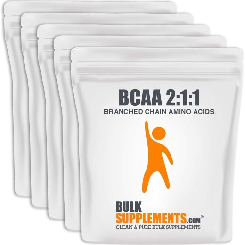  BCAA Branched Chain Essential Amino Acids Powder by BulkSupplements | 2:1:1 Instantized Formula | PrePost Workout Bodybuilding Supplement | Boost Muscle Growth (5 kilograms)