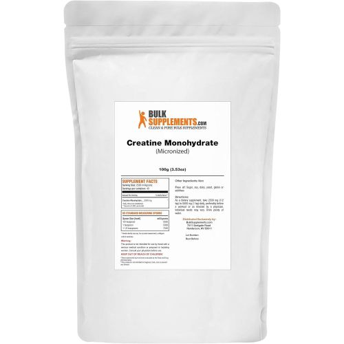  Creatine Monohydrate Powder Micronized by BulkSupplements (5 kilograms) | 99.99% Pure High Performance Formula | PrePost Workout Supplement for Extreme Muscle Building & Energy